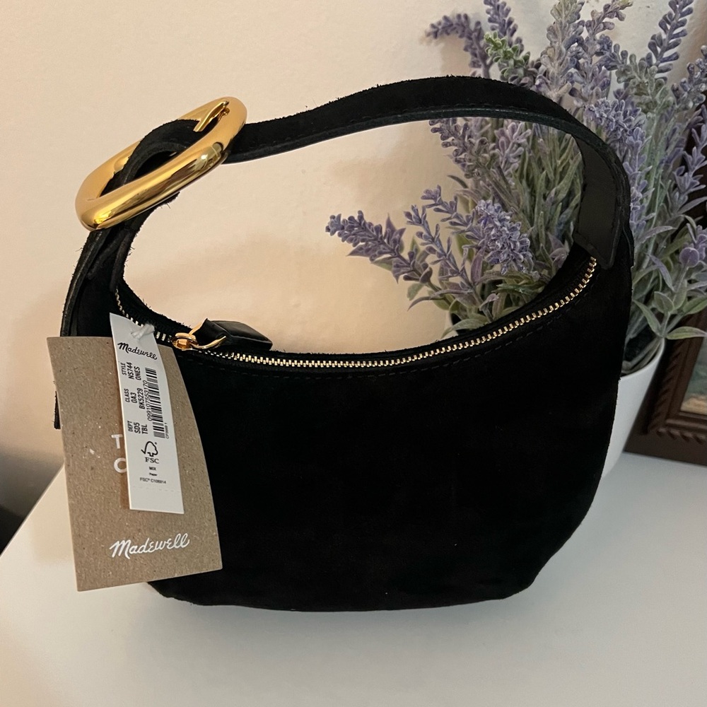 Madewell Suede Micro Buckle Hobo Bag “The Mini Bag”